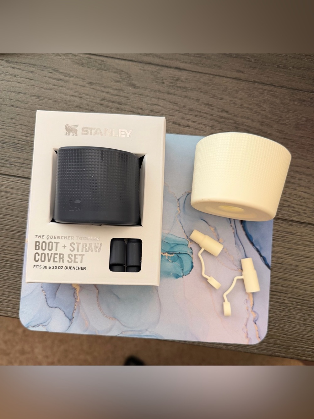 2 Stanley Boot + Straw Cover Sets